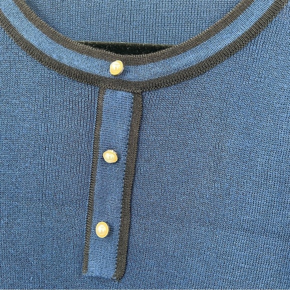 NWT Claudie Pierlot Mini Knit Sweater Short Sleeve Dress Preppy Bodycon Sheath M - Picture 7 of 10